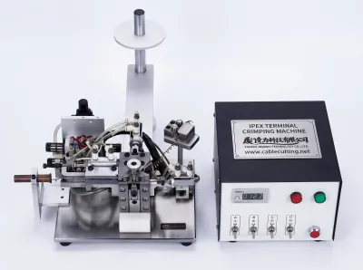 Automatický krimpovací stroj na IPEX koncovky WPM-IPEX - Poloautomatický krimpovací stroj