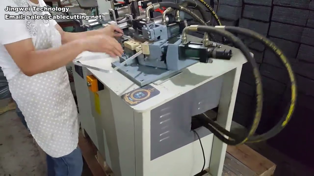 Automotive Safety System Wire Rope Flat Cone Head Frequency Conversion Dual Purpose Fusing Machine