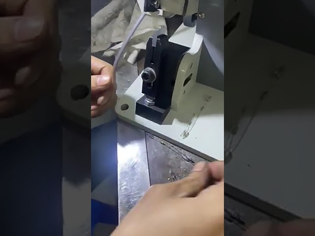 New Stepper Motor Copper Belt Machine for Neon Lamp & Wire Core Crimping, Silent with Mold