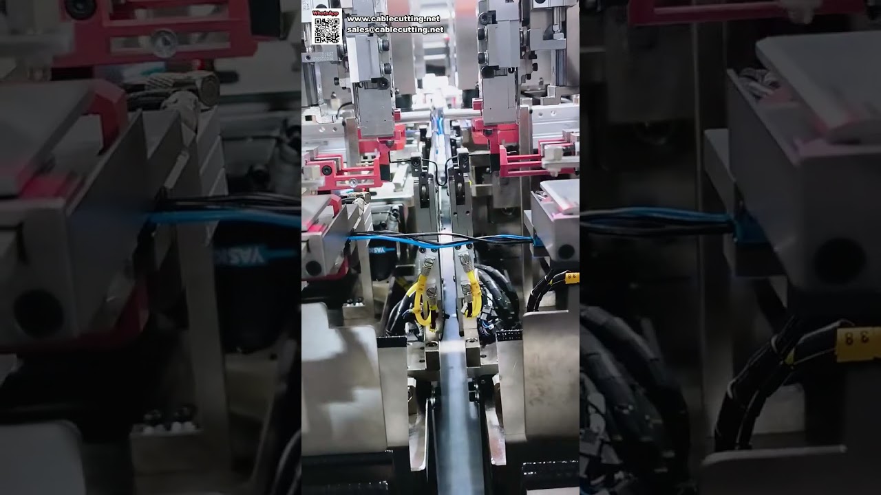Vysoce kompatibilní automatický dvouhlavý stroj pro krimpování kontaktů a vkládání do konektorů