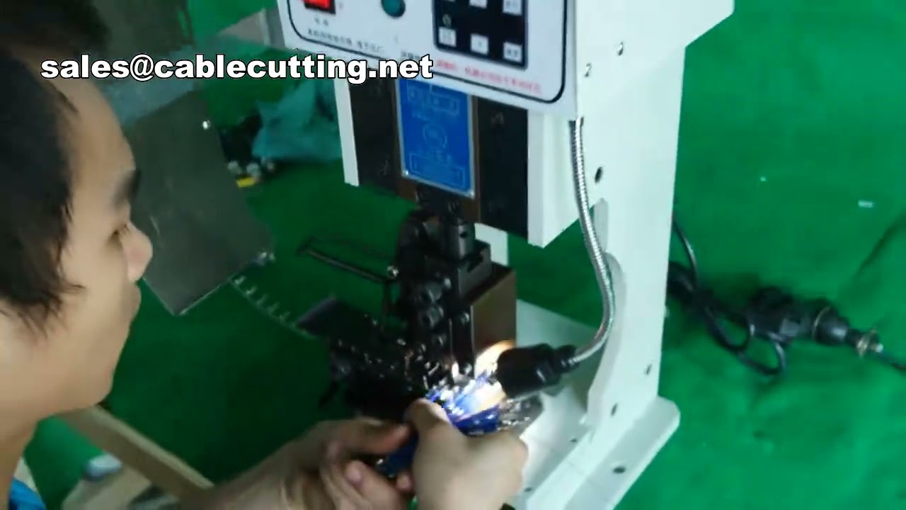 Electric Mute Terminal Crimping Machine for Cable and Wire Processing