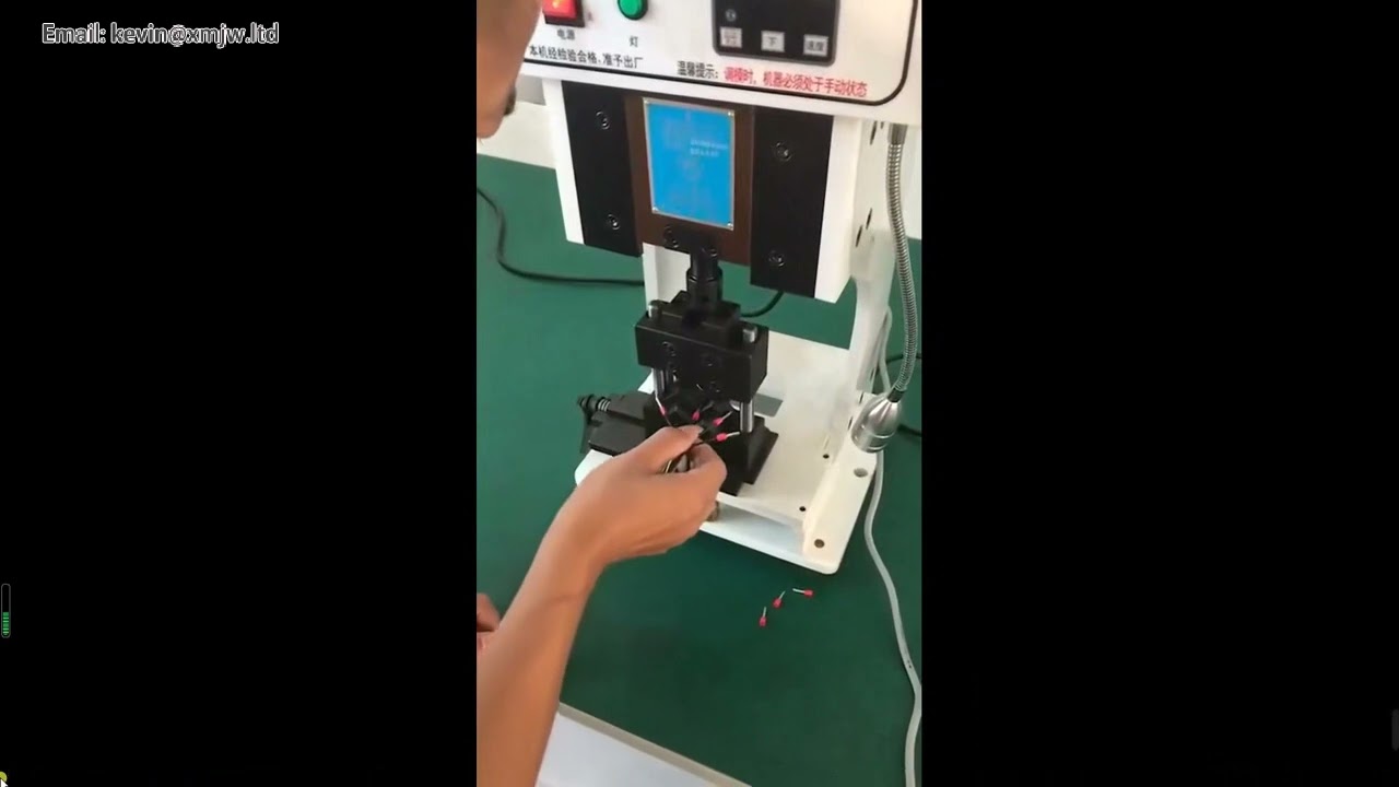 1.5T Fully Automatic Electric Terminal Crimper, Low Noise Vertical/Horizontal Wire Crimping Machine