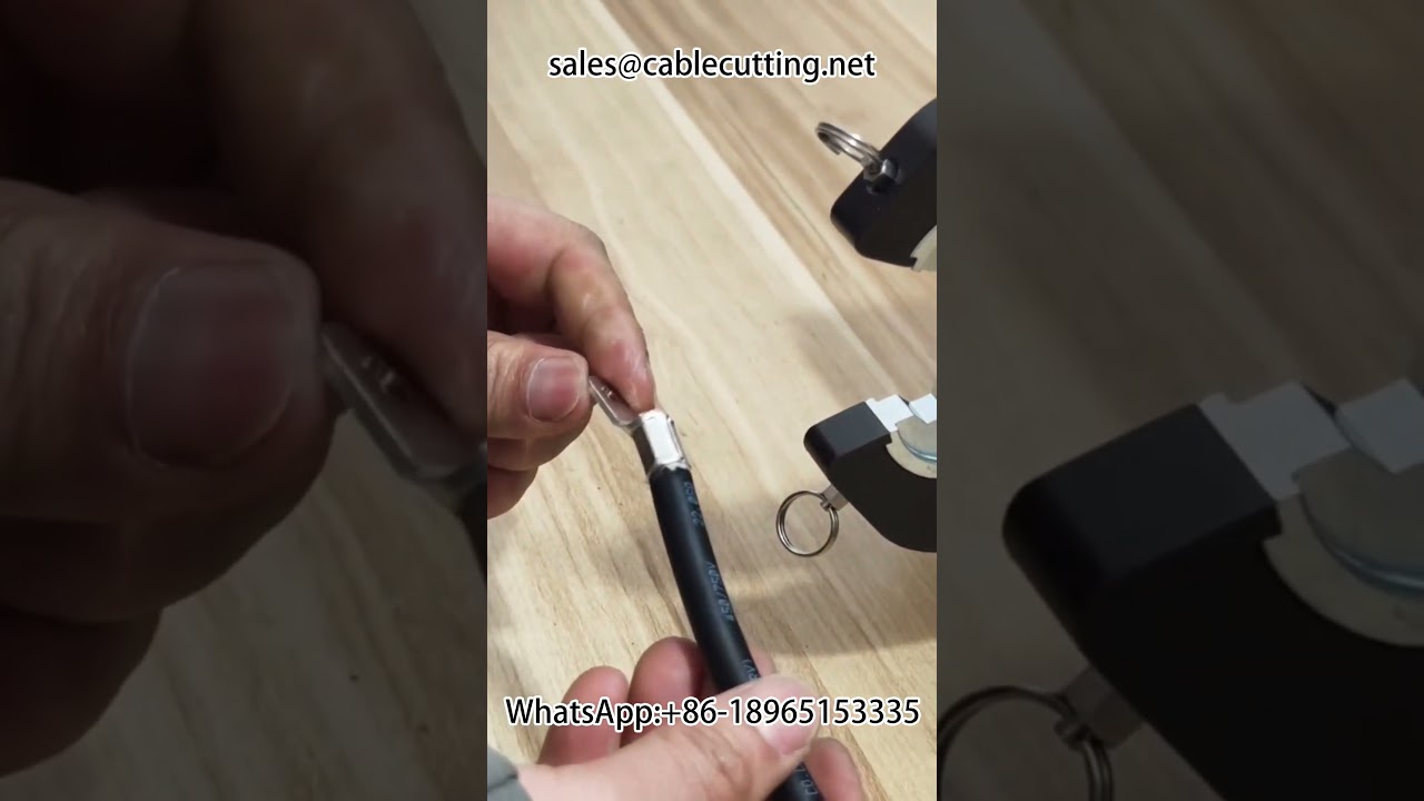 Elektrický krimpovací stroj na měděné koncovky – přesné šestihranné krimpování