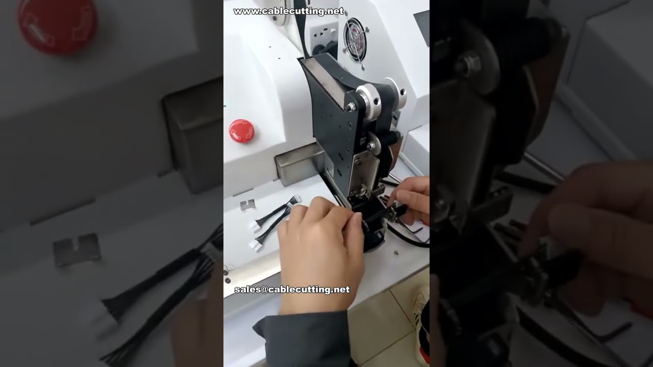 Automatický stroj na bodové lepení pásky – ukázka z továrny # Automatizace