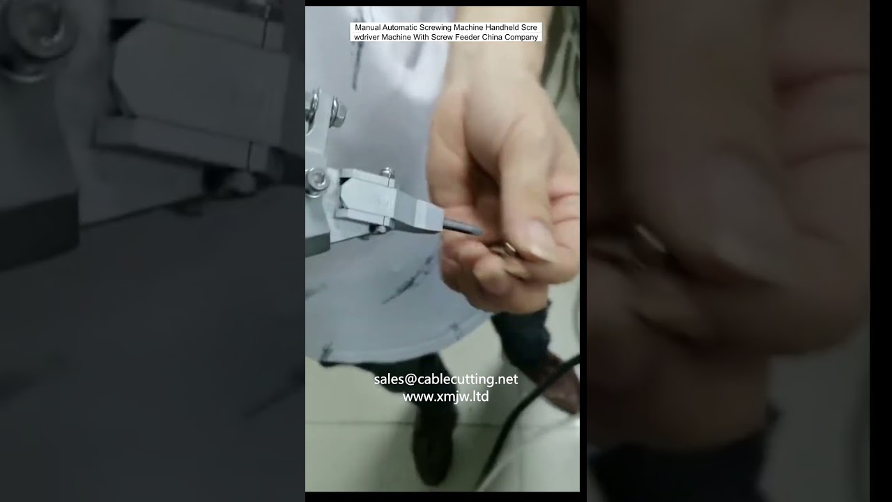 Manual and Automatic Handheld Screwdriver Machine with Screw Feeder