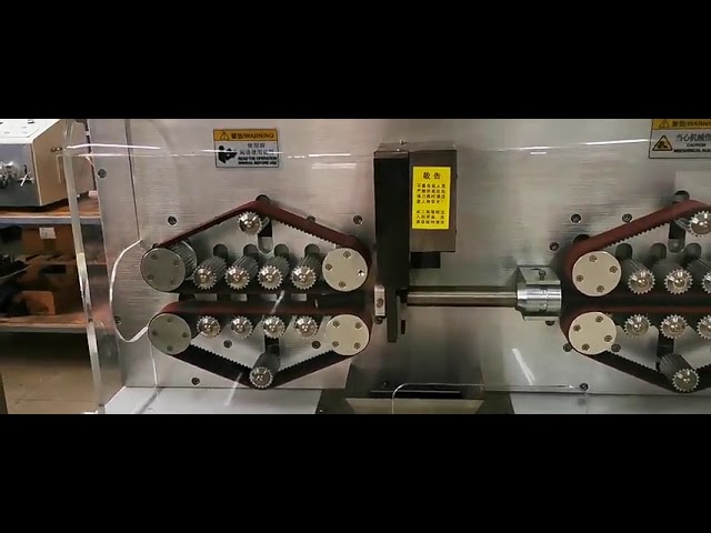 Automatický stroj na řezání a odizolování kabelů – profesionální zpracování velkých hranatých vodičů