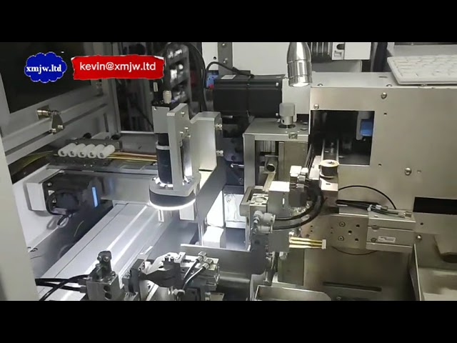 Plně automatický oboustranný krimpovací stroj s vkládáním koncovek