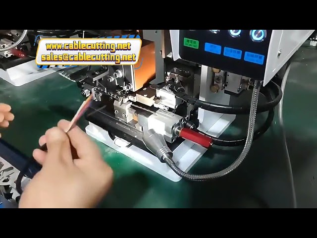 Mute Terminal Single Wire Multi-Core Wire Stripping and Termination Machine