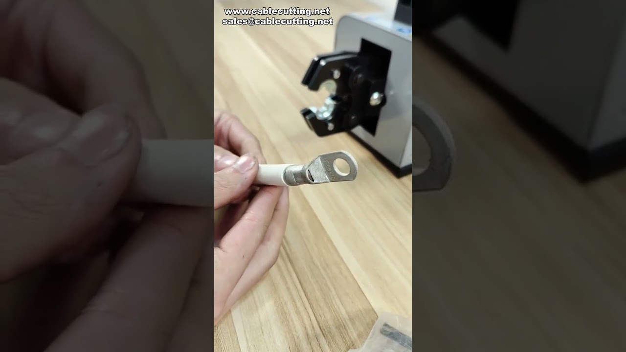 60L Pneumatický krimpovač pro měděná a otevřená kabelová oka