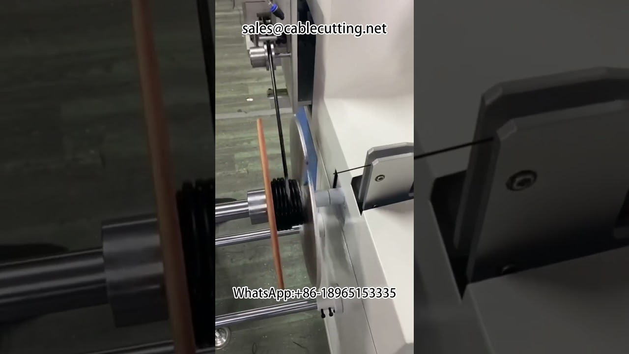 Automatický stroj na třídění, řezání, navíjení a vázání metráže | Stroj na navíjení kabelů