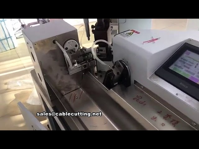 Fully Automatic Wire Stripping, Twisting, Crimping and Soldering Machine