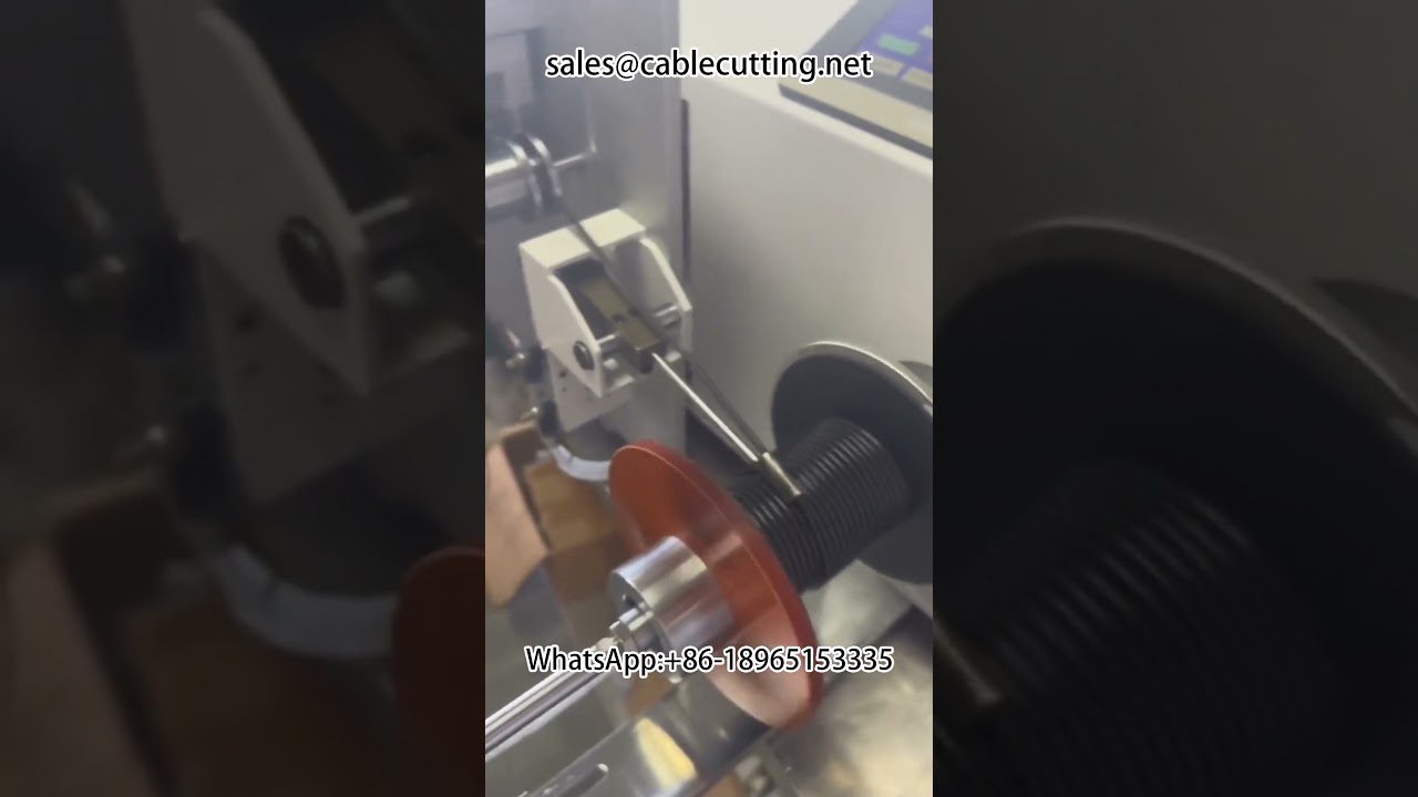 Automatické přesné navíjecí stroje s počítáním metrů #NavíjeníDrátů #ZpracováníKabelovýchSvazků #Automatizace