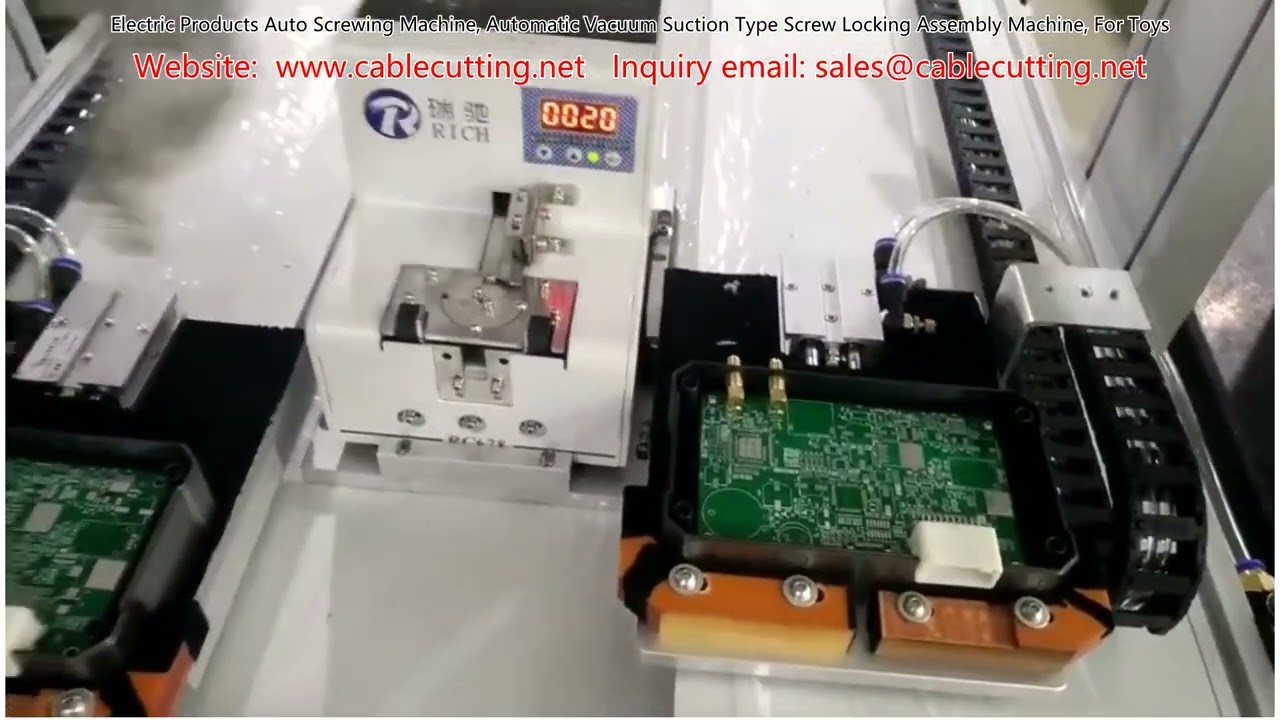 Automatický šroubovací stroj s vakuovým sáním pro elektrické výrobky – přesné a vysokorychlostní šroubování