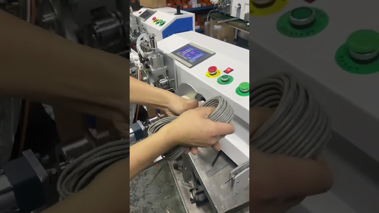 30-Station Adjustable Speed Wire Winder with Precise Metering, Stable Sorting & Fast Tying