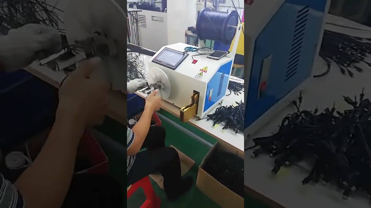 Hot Sale Automatic Cable Wire Winding and Tying Machine for Coiling