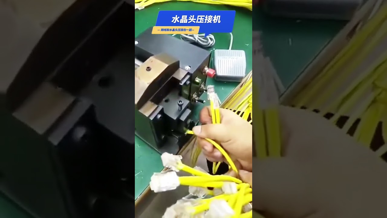 Crystal Head Crimping Machine Working Real Shot Equipment | Factory Automation