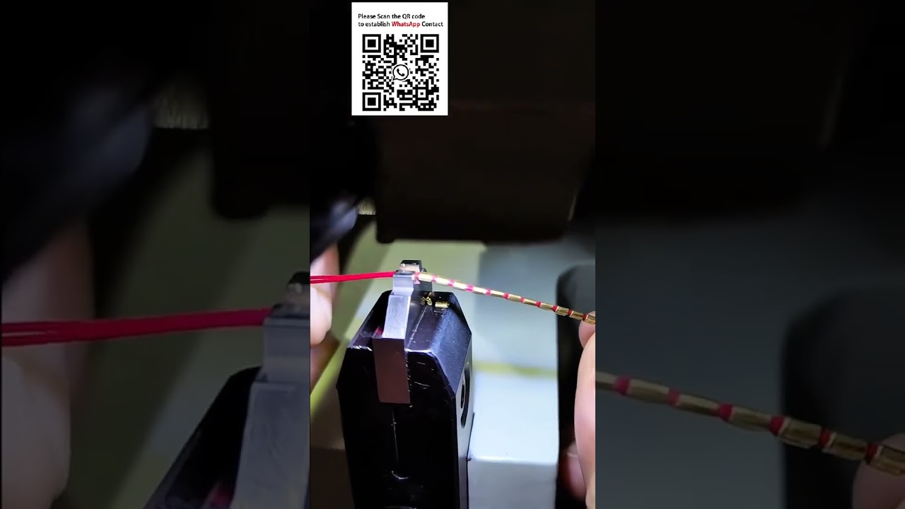 Nový tichý krimpovací stroj na měděné pásky s přesným podáváním motorem #InteligentníVýroba