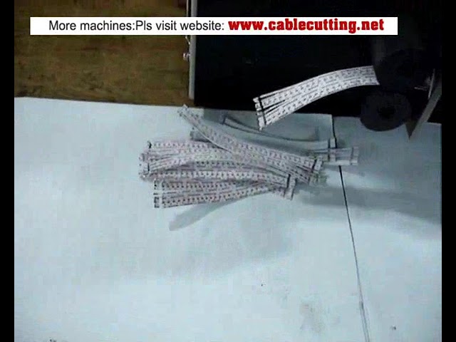Flat Cable Stripping, Cutting, and Splitting Machine WPM-09-E+S