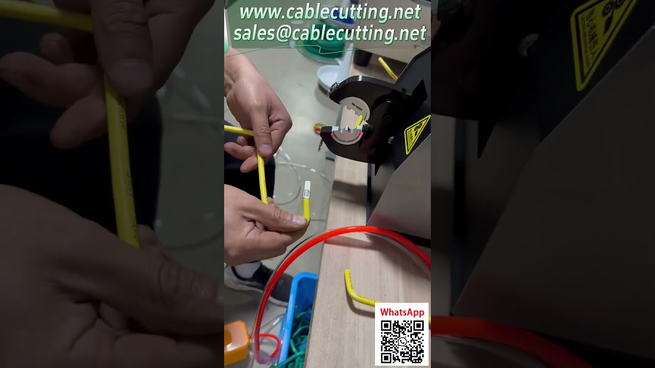 Profesionální pneumatický krimpovací stroj | Až 300 mm² pro průmyslové kabelové spoje