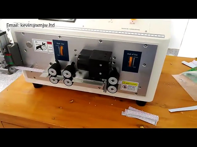 Automatic PVC Sheath Wire Stripping Machine for Flat & Round Cable Cut and Strip Equipment