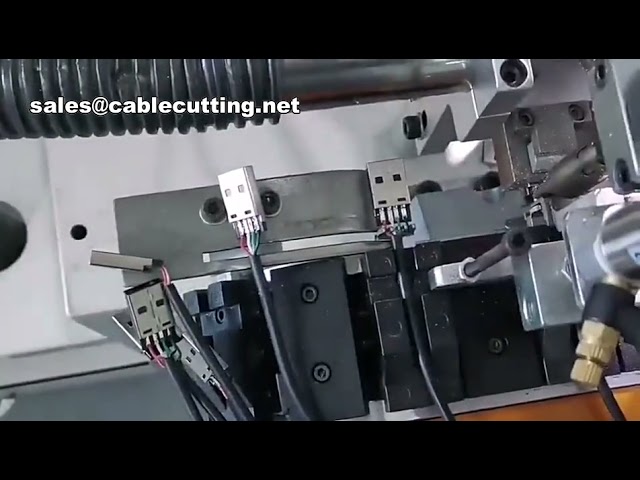 USB Data Cable Automatic Soldering Machine - Factory Automated Welding Line