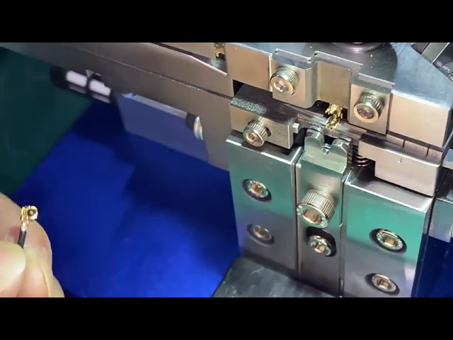IPEX-SMA Coaxial Terminal Crimping Machine for Sub-6-LTE, Wi-Fi, and IoT Device Connections