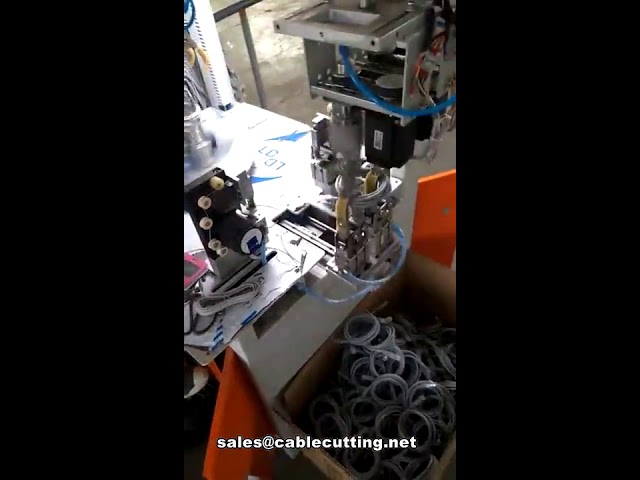 Automatické navíjení, svazování a vázání kabelů – stroj na kabelové pásky