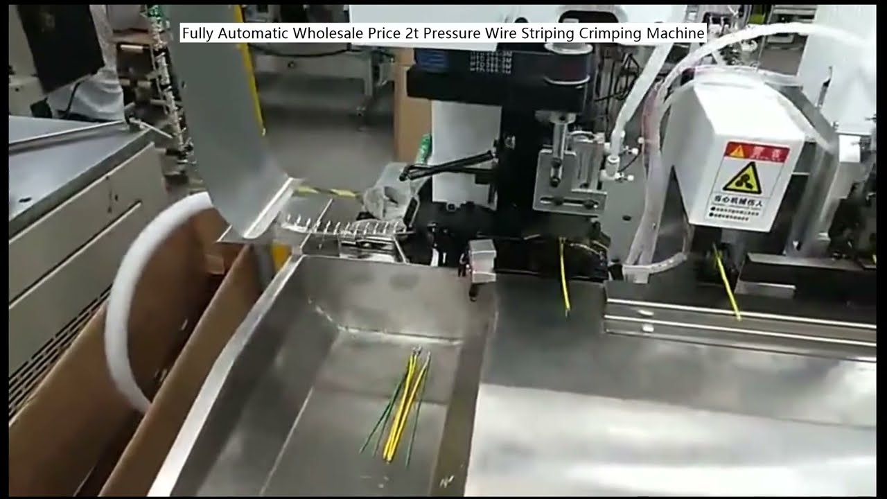 Plně automatický stroj na odizolování a krimpování drátů (2 t) – velkoobchodní cena