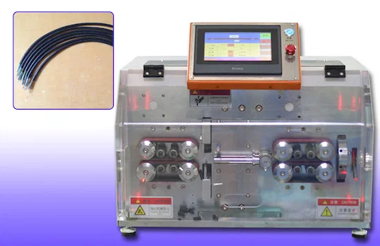 Automatický stroj na stříhání a odizolování opláštěných kabelů WPM-30HT