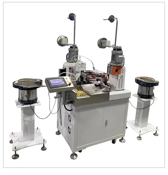 Automatický dvouhlavý vibrační podavač koncovek se servopohonem A-32