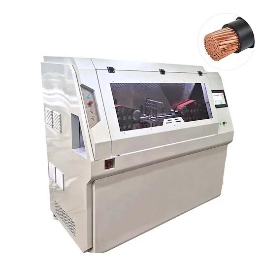 Vysoce výkonný stroj na odizolování a stříhání kabelů WPM-10-400MM