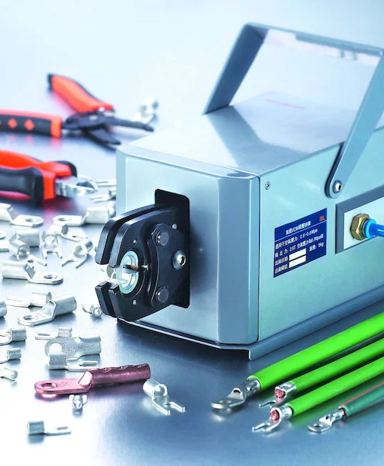 Pneumatic Terminal Crimping Machine WPM-50L Video